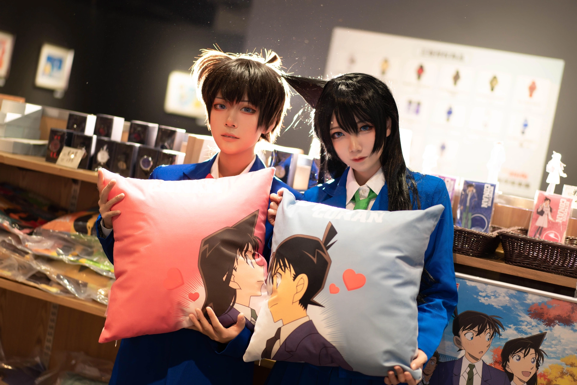 楚楚子w - NO.41 COS-名侦探柯南新兰COS毛利兰江户川柯南返图 1