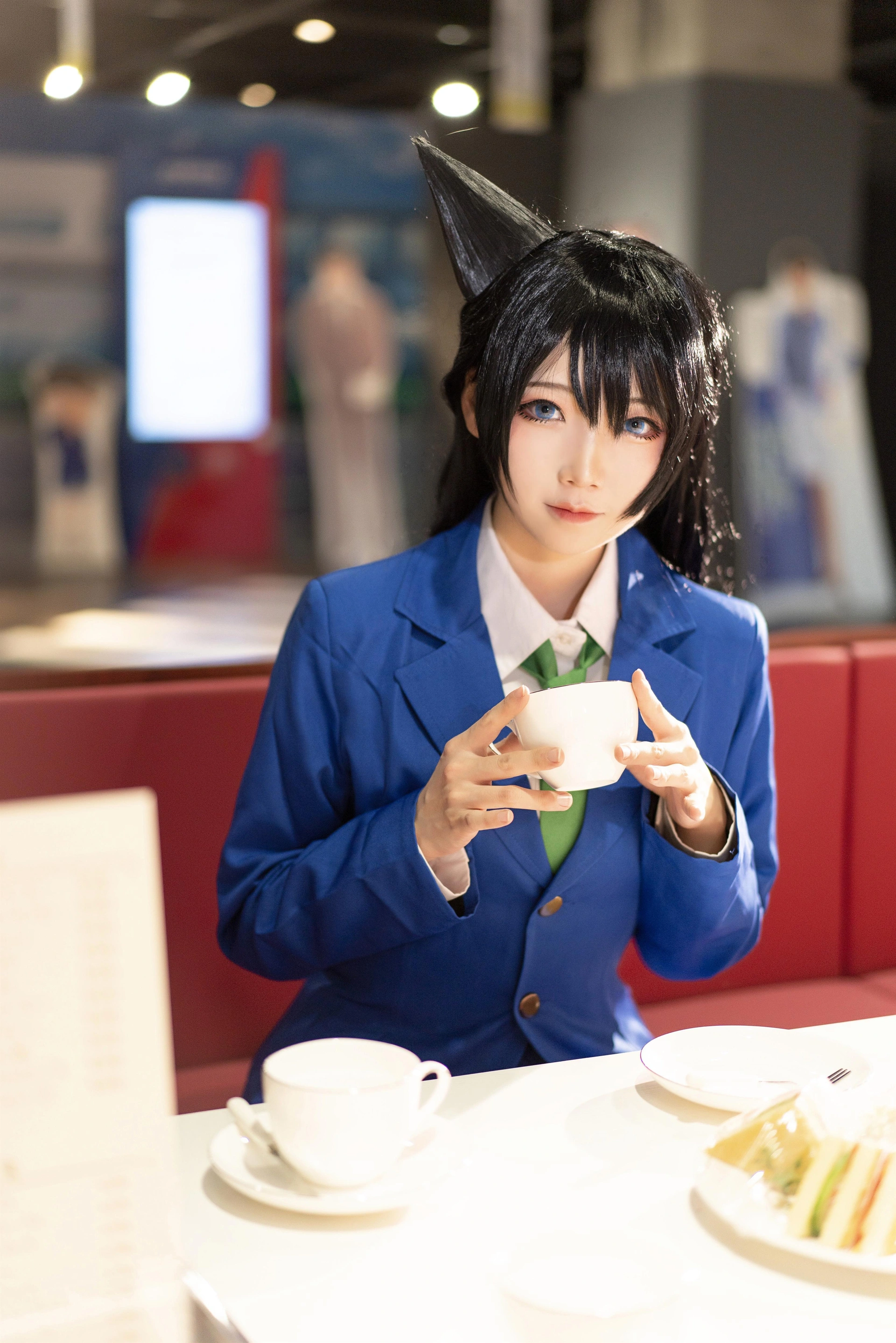 楚楚子w - NO.41 COS-名侦探柯南新兰COS毛利兰江户川柯南返图 3