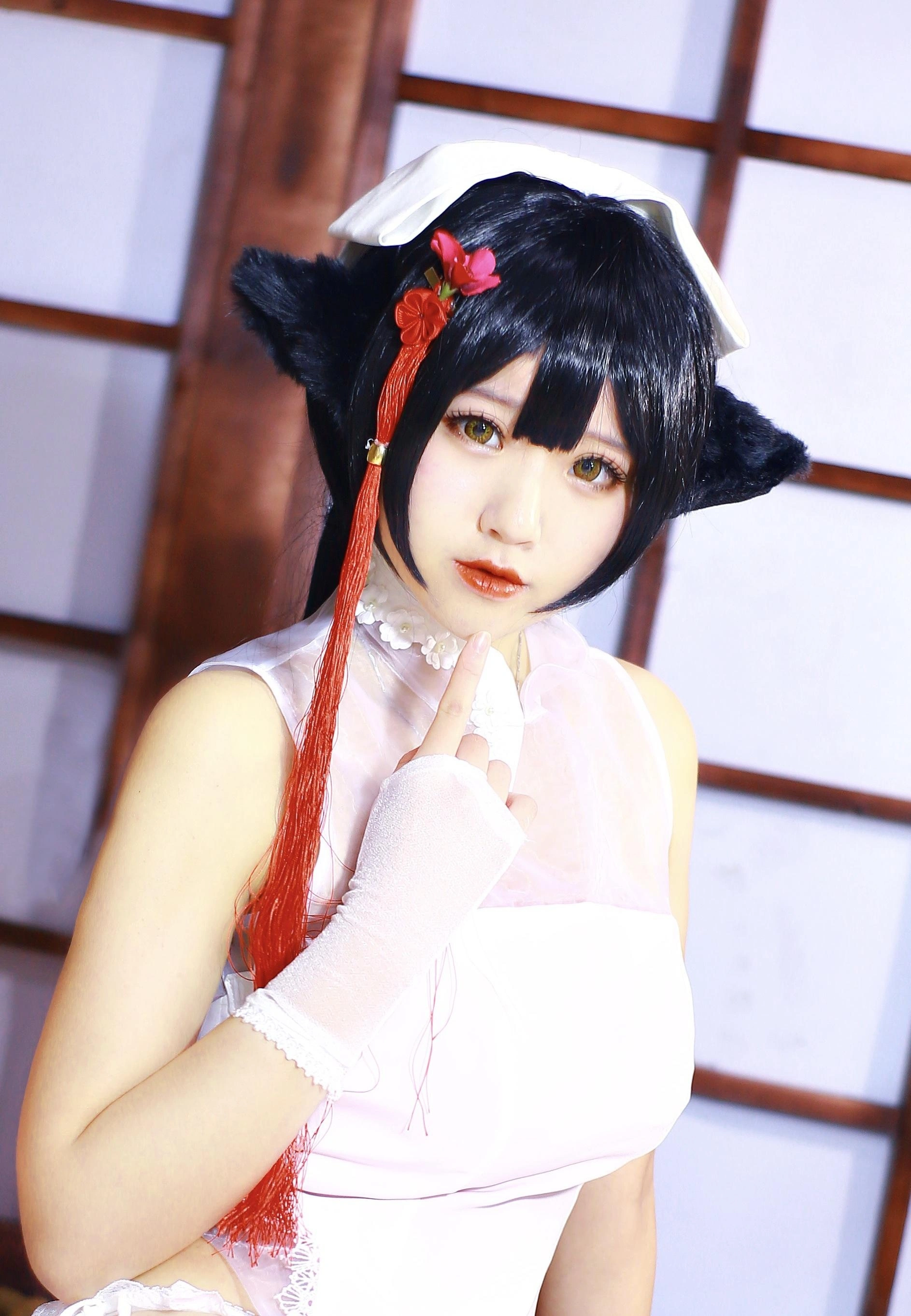 夏柠柠 - NO.40 碧蓝航线御姐COS高雄獒旗袍 2