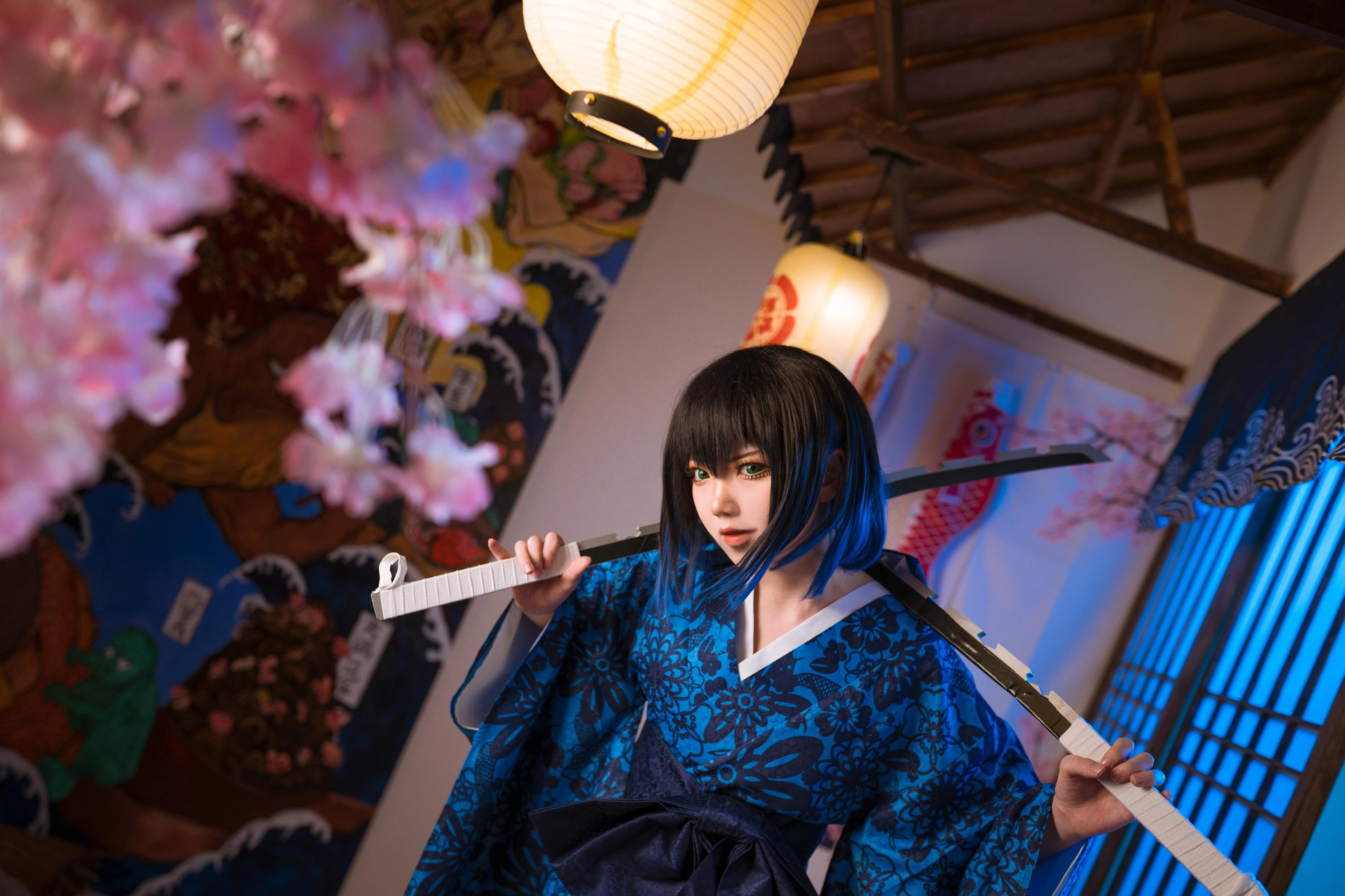 楚楚子w - NO.36 COS-鬼灭之刃嘴平伊之助 1