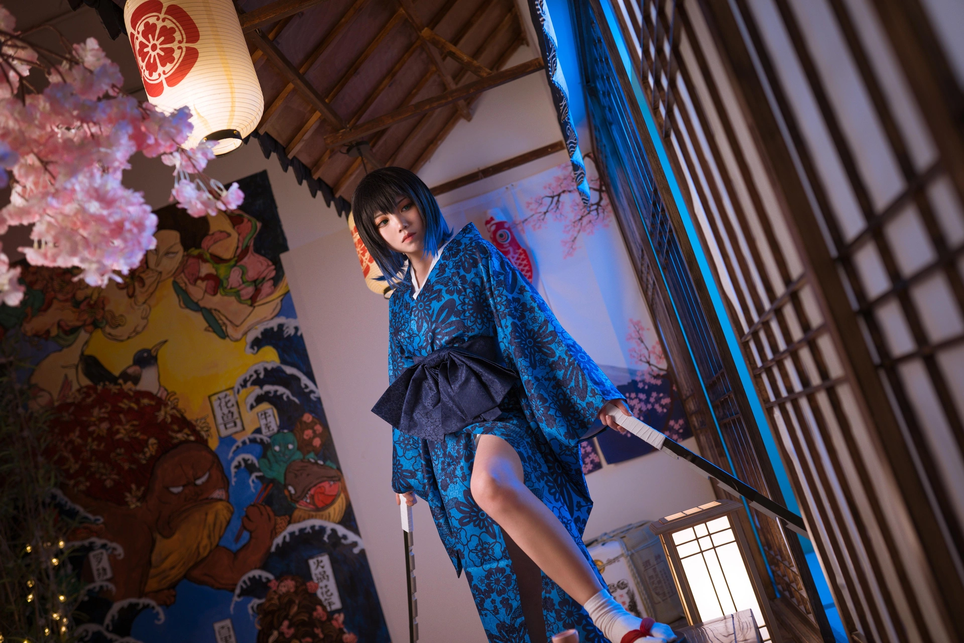 楚楚子w - NO.36 COS-鬼灭之刃嘴平伊之助 2